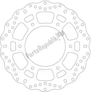 EBC EBCMD2130C disc md2130c solida bici da strada sagomata - Lato superiore