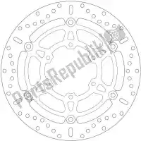 EBCMD3107X, EBC, Disk md3107x 6 button x full circle    , New