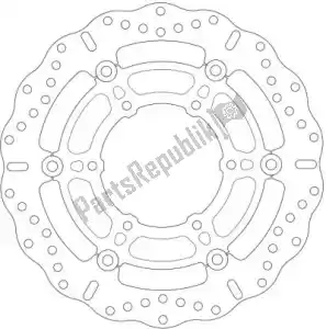 EBC EBCMD3109XC dysk md3109xc 6-przyciskowy dysk z fal? p?ywakow? - Górna strona