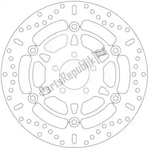 EBC EBCMD4008X disk md4008x 6 button x full circle - Upper side