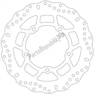 EBC EBCMD3112C disc md3112c solid bike brake wave disc - Upper side