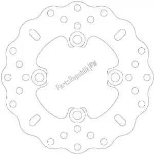 EBC EBCMD4172C disc md4172c bici da strada solida sagomata - Lato superiore