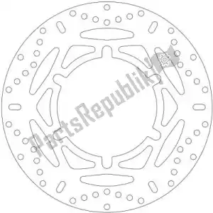 EBC EBCMD6406D disc md6406d enduro and moto-x brake discs - Upper side