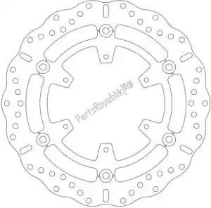 EBC EBCMD6414C disco md6414c offroad oe disco de onda de repuesto - Lado inferior