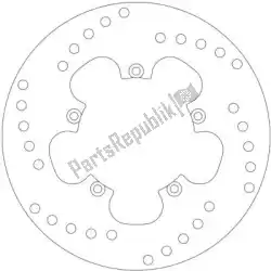 schijf md9151d scooter brake disc van EBC, met onderdeel nummer EBCMD9151D, bestel je hier online: