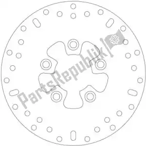 EBC EBCMD9148D disco md9148d disco freno scooter - Lato superiore
