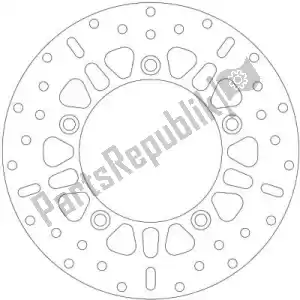 EBC EBCMD9173D disc md9173d scooter brake discs - Upper side