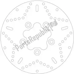 EBC EBCMD9170D disc md9170d scooter brake discs - Bottom side