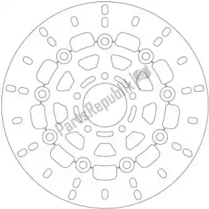 EBC EBCVMD1036 disc vmd1036 vintage design street bike brake disc.. - Bottom side