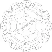 EBCVR856ORG, EBC, Schijf vr856org vee floating disc orange centre    , Nieuw