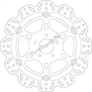 EBC EBCVR856ORG schijf vr856org vee floating disc orange centre - Onderkant