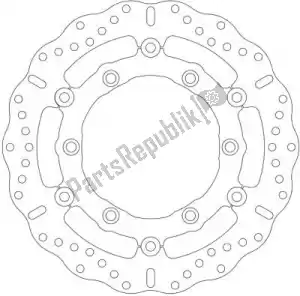 EBC EBCMD822XC disc md822xc disco float wave a 6 pulsanti - Lato superiore