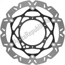 Qui puoi ordinare disk sx6032 mozzo centrale nero oversize 320mm da EBC , con numero parte EBCSMX6032: