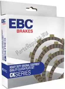 EBC EBCCK1151 head plate ck1151 heavy duty clutch plate set - Bottom side