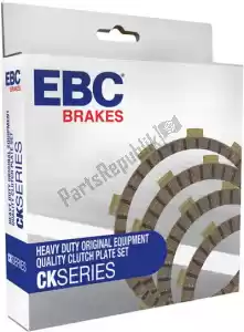 EBC EBCCK1170 head plate ck1170 heavy duty clutch plate set - Bottom side