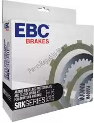 kop plaat srk016 kevlar complete clutch rebuild kit van EBC, met onderdeel nummer EBCSRK016, bestel je hier online: