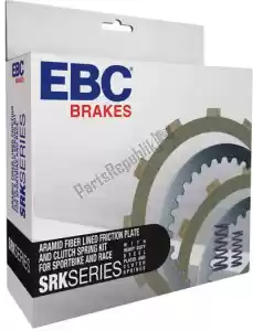 EBC EBCSRK040 head plate srk040 kevlar complete clutch rebuild kit - Bottom side