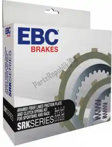 EBC EBCSRK041 head plate srk041 kevlar complete clutch rebuild kit - Bottom side