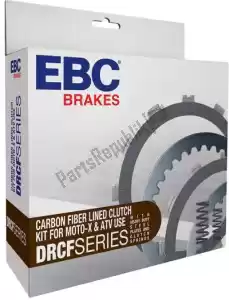 EBC EBCDRCF025 kop plaat drcf025 carbon fibre clutch kit - Onderkant