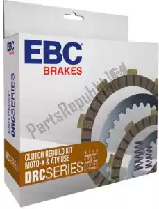 EBC EBCDRC044 head plate drc044 juego de embrague dirt racer (platos y resortes).. - Lado inferior