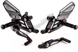 Here you can order the footrest rearset factor-x, black from Gilles, with part number 31164024: