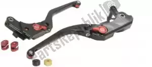 GILLES 31869042 lever brake maximum performance, black - Upper side