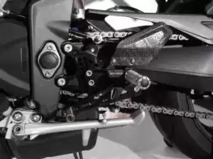 GILLES 31137362 footrest rearset as31gt2, black - Right side