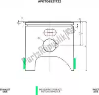 APKT06521722A, VHM, Kit piston sv flat top 12 44.95    , Nouveau