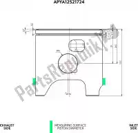 APYA12521724A, VHM, Sv piston kit 55.93    , New