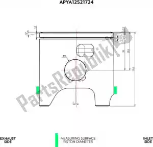 VHM APYA12521724C kit pistone sv 55.95 - Il fondo