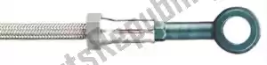 MELVIN 1401102B brake line braided front blue - Bottom side