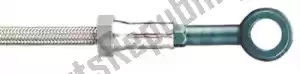 MELVIN 1401193B brake line braided brake hoses front 2 pcs blue - Bottom side