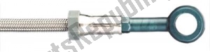 MELVIN 1401155B brake line braided brake hoses front 3 pcs blue - Bottom side