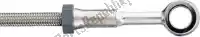 1402206C, Melvin, Brake line braided rear chrome    , New