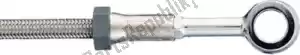MELVIN 1401447C conduite de frein flexibles de frein tressés avant 3 pcs chrome - La partie au fond