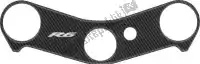 60857015, Print, Triple clamp kit yoke cover, yamaha r6 2006-2014    , New