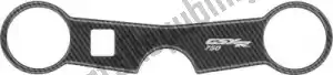 PRINT 60856045 triple clamp kit yoke cover, suzuki gsxr 750 2000-2003 - Bottom side