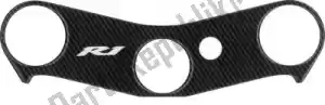 PRINT 60857025 tampa do garfo do kit de fixação tripla, yamaha r1 2002-2003 - Lado inferior