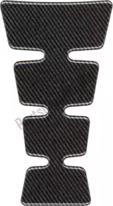 PRINT 60800030 tank pad carbon look, medium - Bottom side