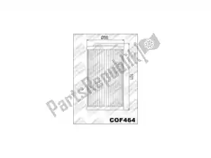 CHAMPION 5259321 filtro, aceite cof464 - Lado inferior
