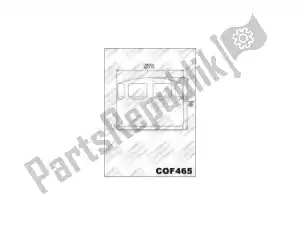CHAMPION 5259323 filtr oleju cof465 - Dół