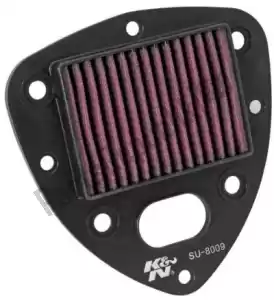 K&N 13308030 filtro, aire su-8009 - Lado inferior