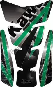 PRINT 60828405 tank pad kawasaki, grey - Bottom side