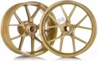 30050216, Marchesini, Kit de rodas 3.5x17 m10rs corse magn gold    , Novo