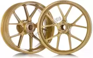 MARCHESINI 30572006 wiel kit 3.5x17 m10rs corse magn gold - Onderkant