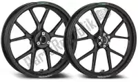 30006203, Marchesini, Kit de rodas 3.5x17 m10rs kompe alu preto fosco    , Novo