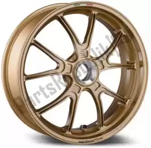 MARCHESINI 30106256 wiel kit 5.5x17 m10rs kompe alu gold - Rechterkant