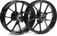 30106302, Marchesini, Kit ruedas 5.5x17 m10rs kompe alu negro    , Nuevo