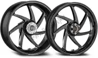 30872102, Marchesini, Kit de rodas 3.5x17 m7rs genesi alu preto    , Novo