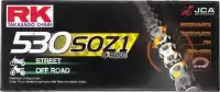 39921372BU, RK, Chain kit chainkit, rk o-ring, alu, black    , New